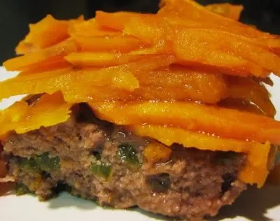 Scalloped Sweet Potatoes With Ground Beef