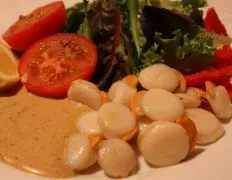 Scallops With Curry Chive Mayonnaise