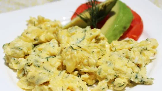 Scandinavian-Style Creamy Scrambled Eggs