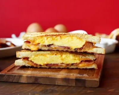 Scrambled Egg Breakfast Panini