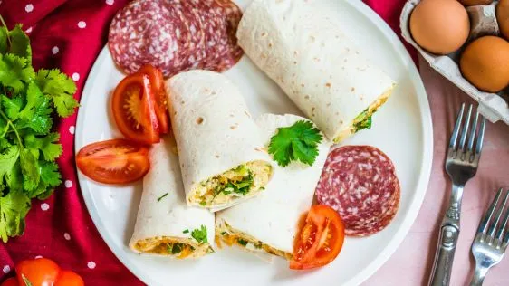 Scrambled Egg Tortilla Wraps Aust Ww 5.5 Pts