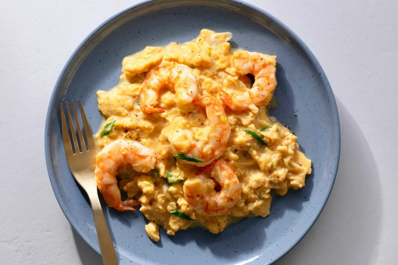 Scrambled Egg With Shrimp