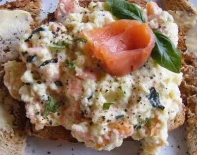 Scrambled Egg With Smoked Salmon