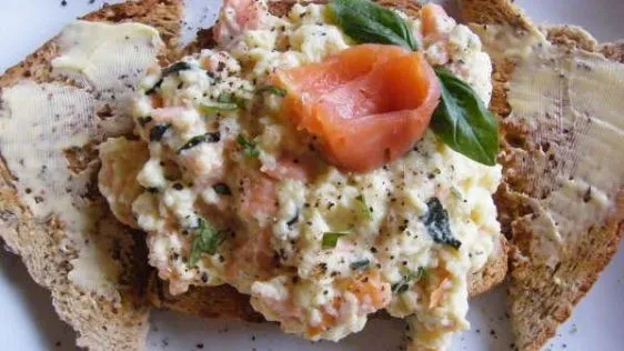 Scrambled Egg With Smoked Salmon