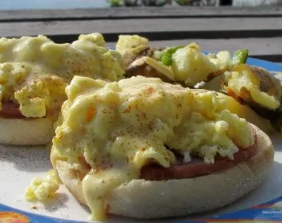 Scrambled Eggs Benedict