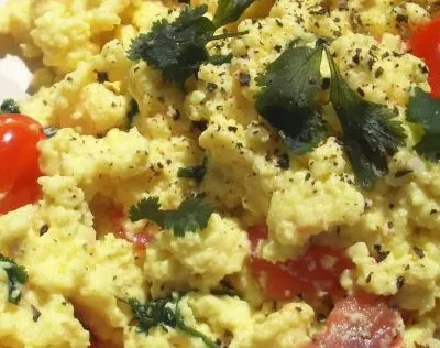 Scrambled Eggs - Indian Style