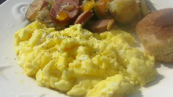 Scrambled Eggs With Cheese