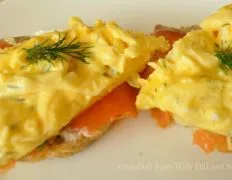 Scrambled Eggs With Dill And Smoked Salmon