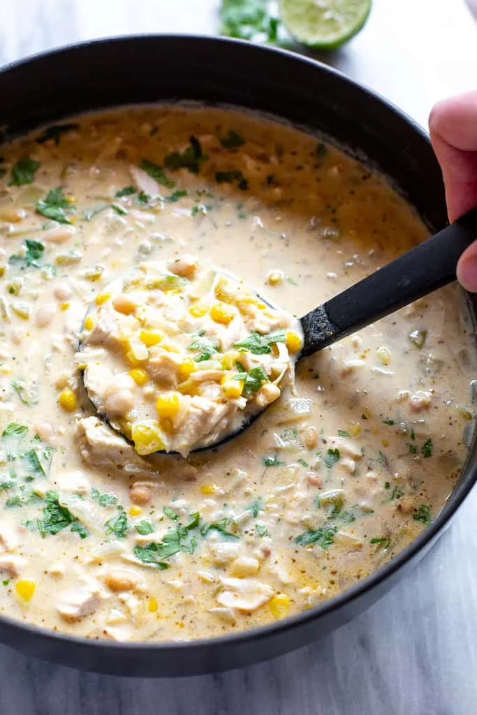 Scratch Creamy Chicken & Cheese Soup