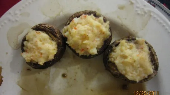 Seafood Stuffed Mushrooms