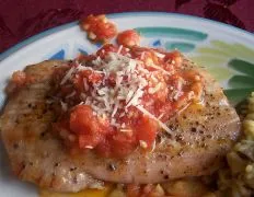 Seared Opah Moonfish With Vine-Ripe Tomato