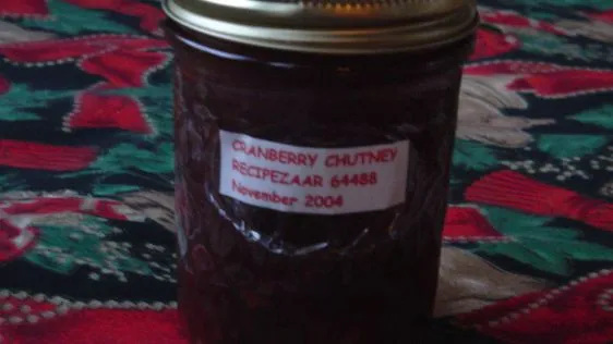 Seasonal Cranberry Chutney