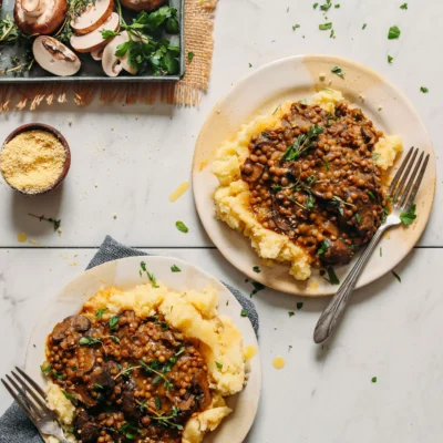 Seasoned Mashed Lentils