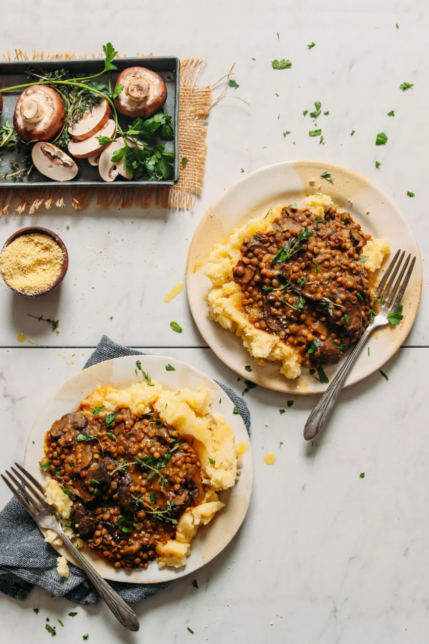 Seasoned Mashed Lentils