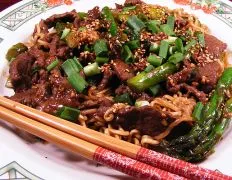 Sesame Beef And Asparagus Stir Fry