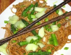 Sesame Chicken And Asparagus Pasta