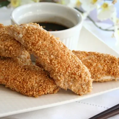 Sesame Encrusted Chicken Tenders