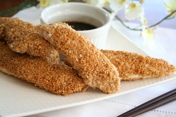 Sesame Encrusted Chicken Tenders