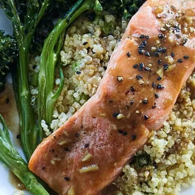 Sesame Orange Salmon Fillets