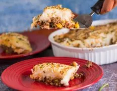 Shepherds Pie With Garlic Potato Topping