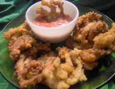 Shoestring Onion Rings And Batter