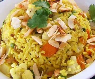 Short-Cut Vegetable Biryani