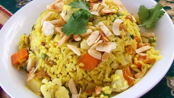 Short-Cut Vegetable Biryani