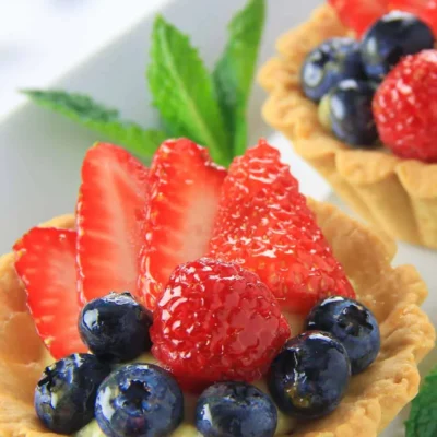 Shortbread Fruit Tartlets