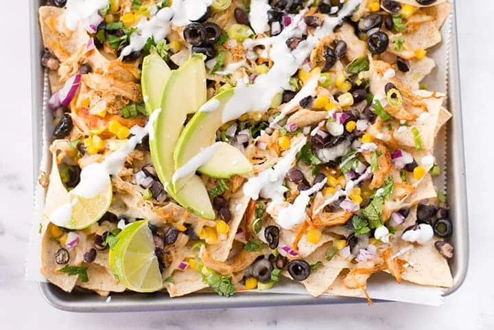 Shredded Chicken Nachos