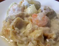 Shrimp And Artichoke Casserole