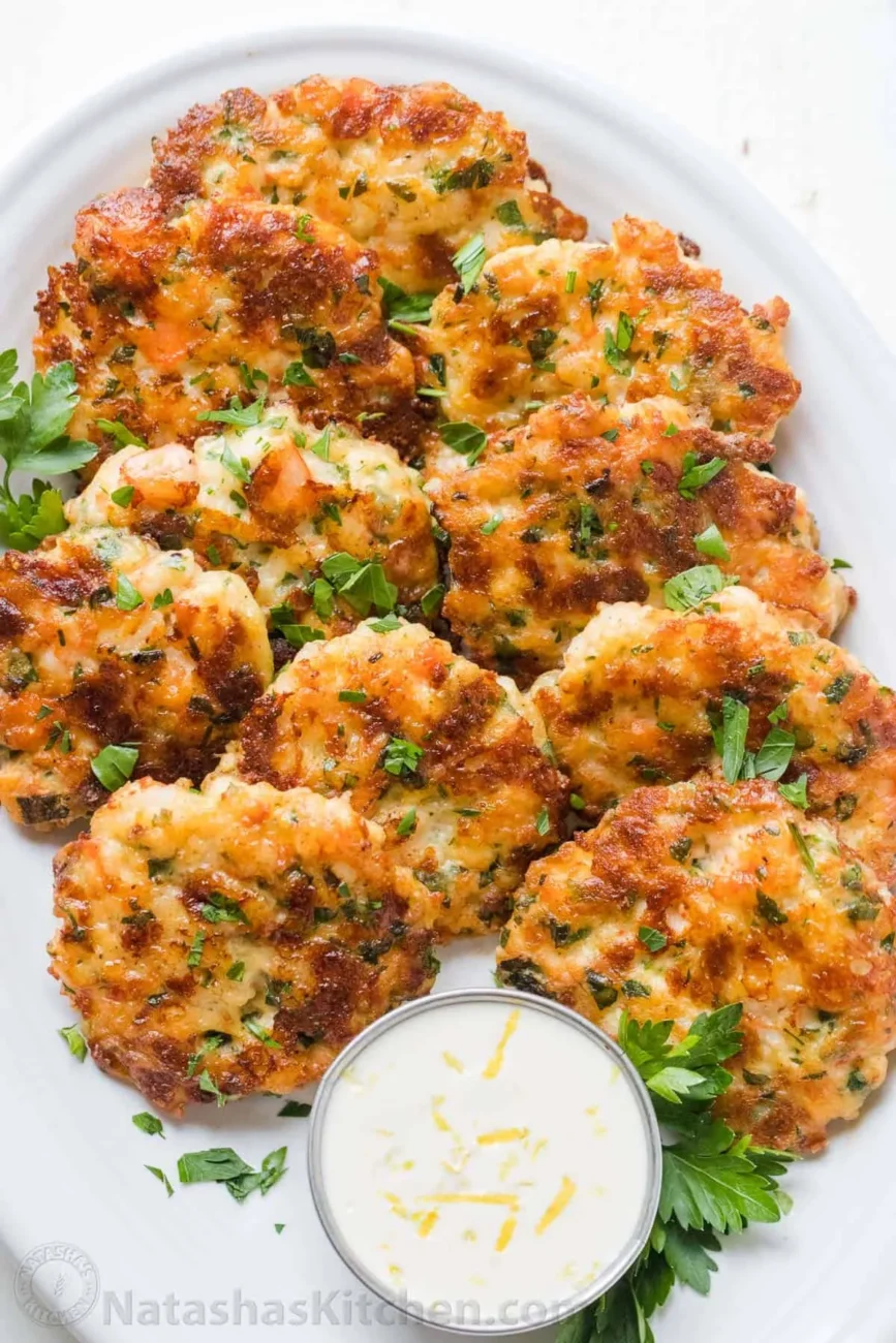 Shrimp And Cheddar Patties