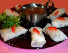 Shrimp And Chicken Rice Paper Rolls
