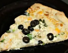 Shrimp And Feta Greek Style Pizza