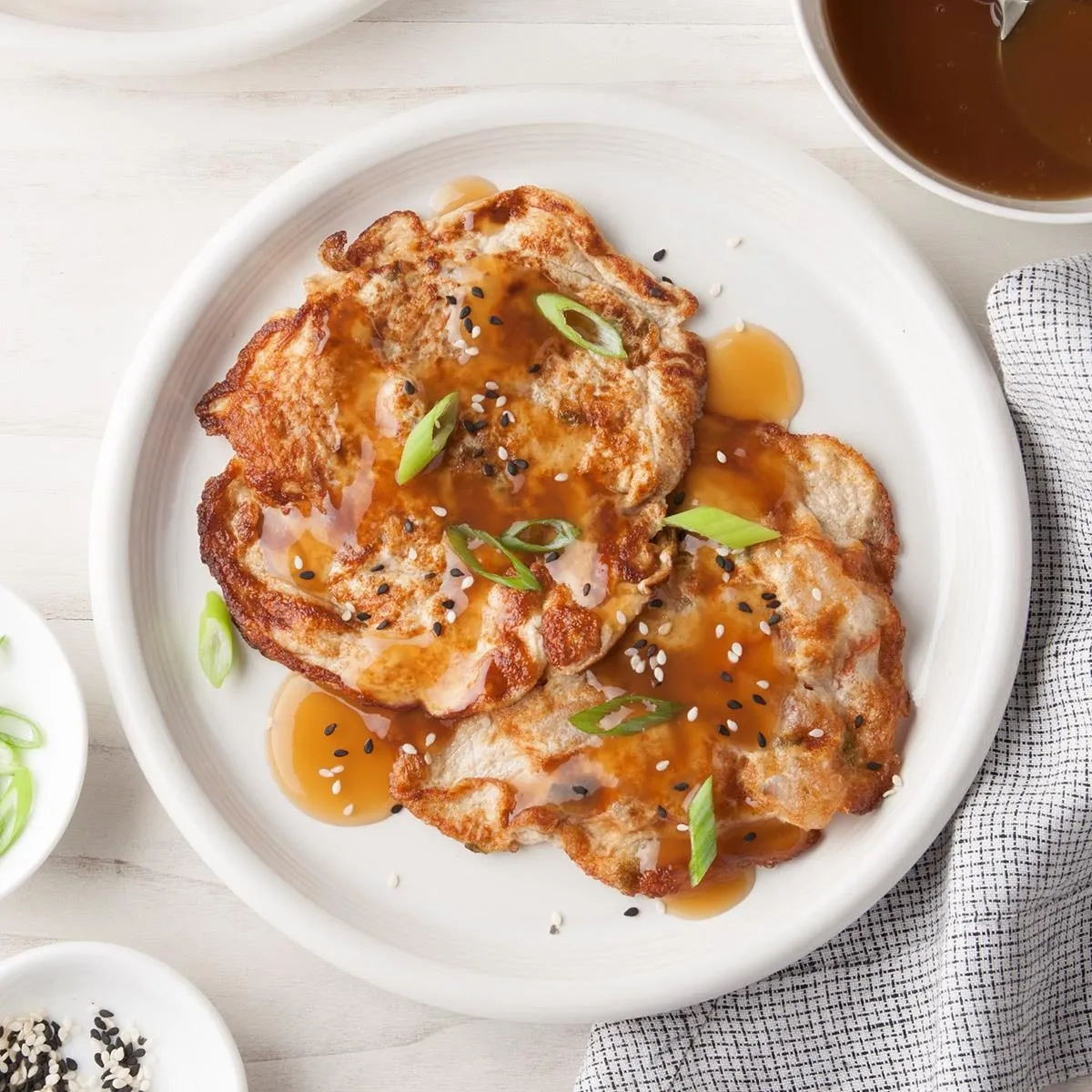 Shrimp And Mushroom Egg Foo Young