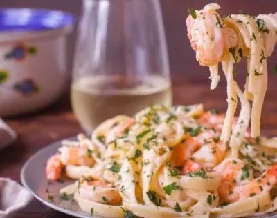 Shrimp Fettuccine Alfredo