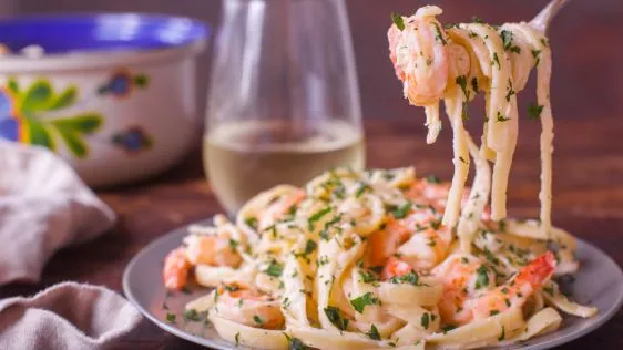 Shrimp Fettuccine Alfredo