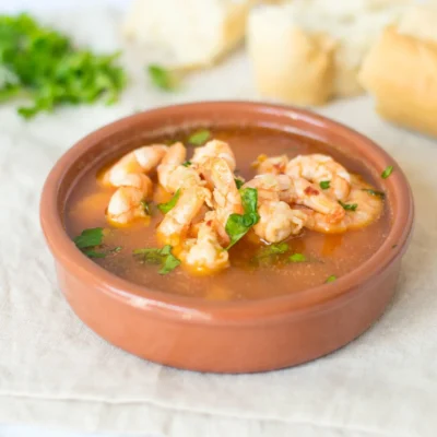 Shrimp In Garlic Espanol