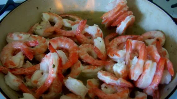 Shrimp In Pernod Cream Sauce