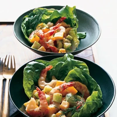 Shrimp Mango And Cucumber Salad