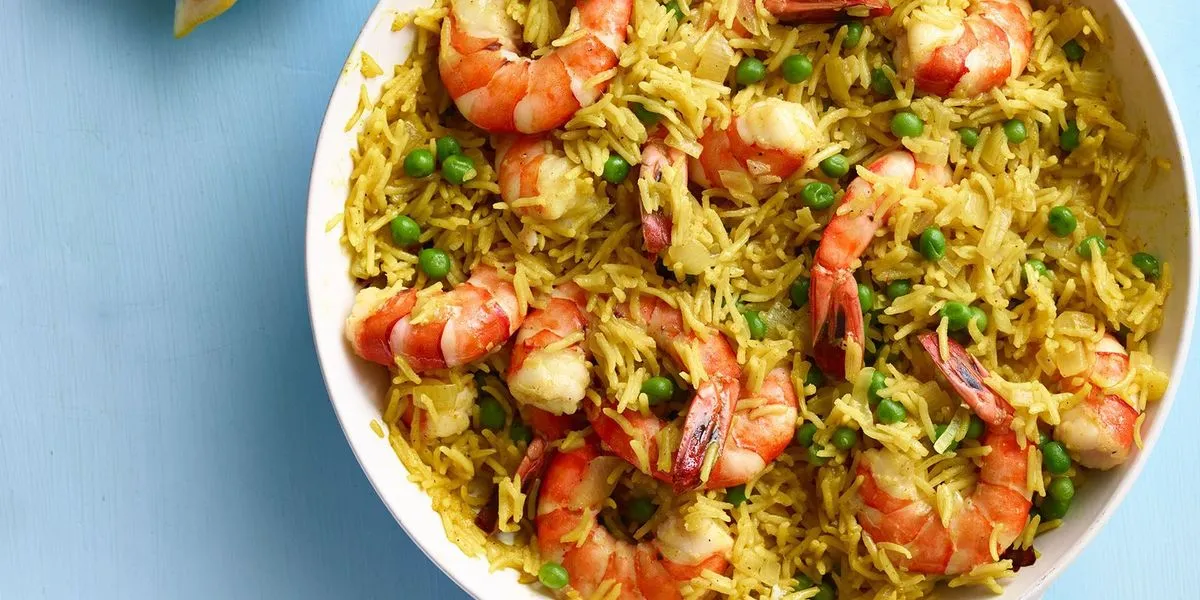 Shrimp, Peas And Rice