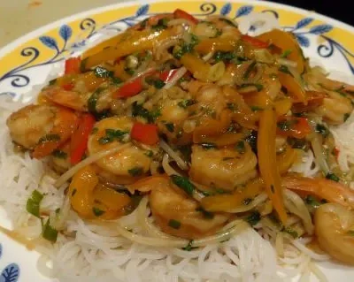 Shrimp &Amp; Peppers Stir Fry