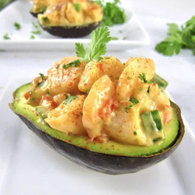 Shrimp Salad Stuffed Avocados Recipe