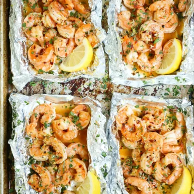 Shrimp Scampi Foil Packets