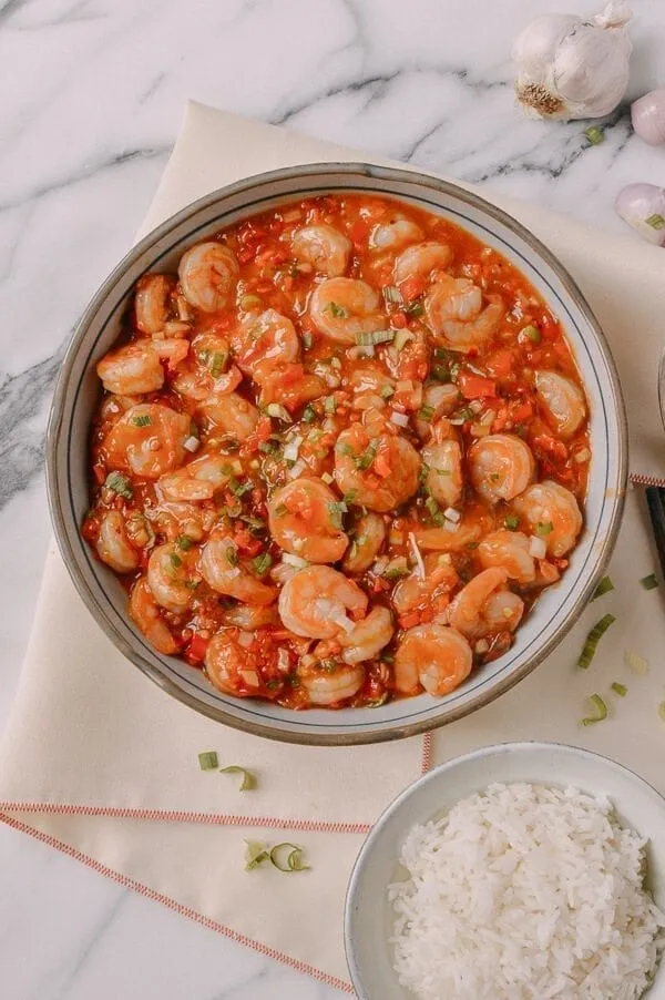 Shrimp With Hot Sauce, Szechuan Style