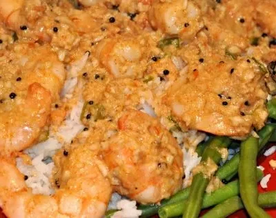 Shrimps In Coconut Gravy