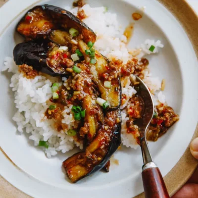 Sichuan-Style Spicy Eggplant Stir-Fry (Yu Xiang Qie Zi) Recipe