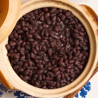 Simmered Black Beans