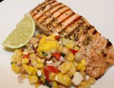 Simple And Light Grilled Salmon With Lime Zest