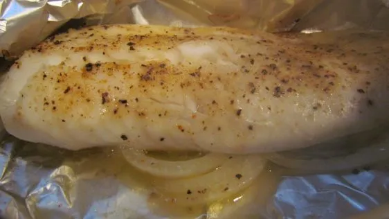 Simple Baked Fish In Foil Ww