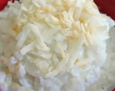 Simple Coconut Rice Pudding